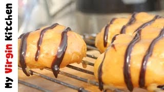 CARAMEL CREAM CHOUX BUNS RECIPE #deleBAKE