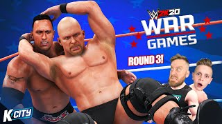 WarGames 2020 Round 3 (Attitude Era Battle Royal!) in WWE 2k20! K-CITY GAMING