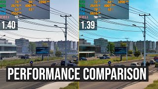 1.39 vs 1.40 | Performance Comparison |  Euro Truck Simulator 2 - Open Beta 1.40 | Toast