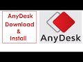 How to download and install anydesk remote access software