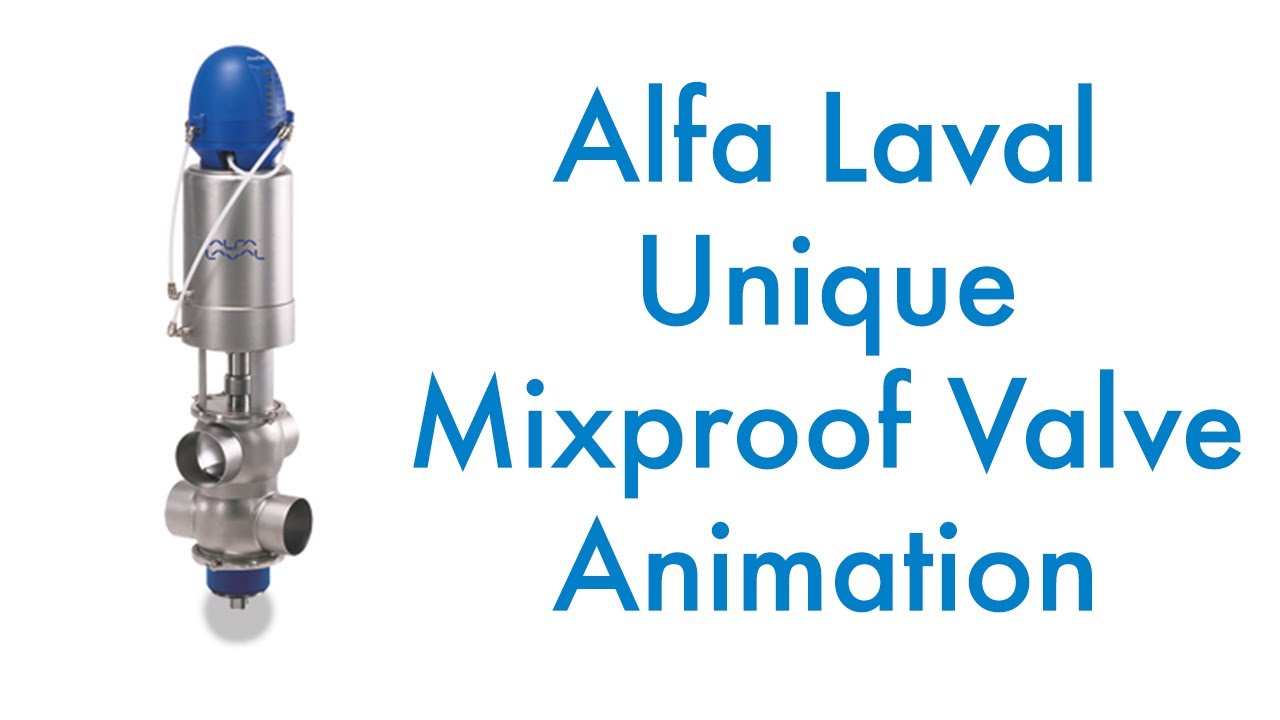 Alfa Laval Unique Mixproof Valve Animation - YouTube