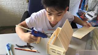 Woodcraft | Popsicle Stick House |  DIY 🪚 | Performance Task in H.E.L.E. for Grade 5