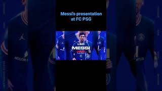 Lionel Messi's presentation at FC PSG🔥