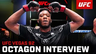 Oumar Sy Octagon Interview | UFC Vegas 92