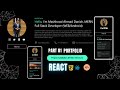 Part 01 - React JS installation & environment setup | React JS Portfolio Website 2024