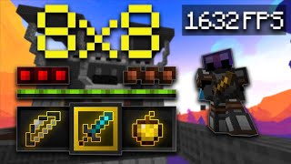 Bedwars, But I Have an 8x8 Texture Pack... (Dark Pixels 8x)