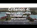 HLC Visit 2021: Criterion #4 Teaching and Learning Evaluation and Improvement