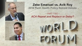 Debate: ACA Repeal \u0026 Replace or Delay?