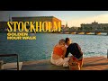 Sunset Walking Tour of Stockholm, Sweden - 4K