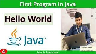First Java Program | Hello World Java Program | Java Tutorial