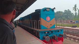 rupsha express | chilahati to Khulna |Saidpur railway| Bangladesh railway | train video