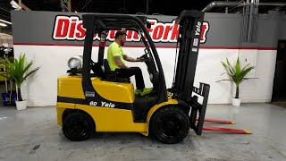 YALE GLP060VXEVSE093 6,000 lb LP(Propane) #781M - Forklift for Sale