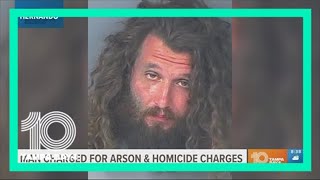 Man arrested faces multiple counts of arson, homicide in Hernando County