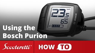 Bosch Purion - How To Use Video Instruction - Bosch Ebikes