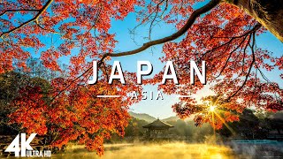 FLYING OVER JAPAN (4K UHD) - Relaxing Music Along With Beautiful Nature Videos - 4K Video Ultra HD