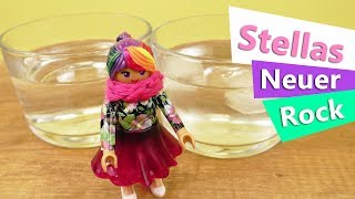 Playmobil DIY Deutsch | Kleidung mit Farbwechsel Effekt | Super schöner Rock für Stella | Kids DIY