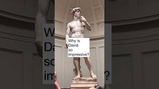 Michelangelo's Sculpture David: The Details  and Skill are Beyond Impressive