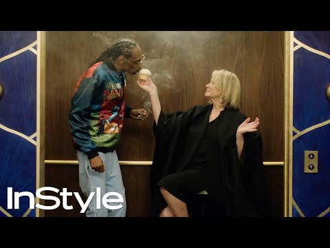 Snoop Dogg and Martha Stewart | 2020 Golden Globes Lift | In Style | #shorts