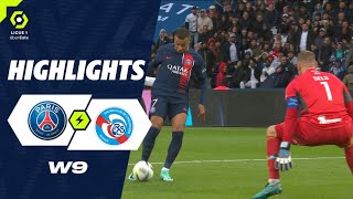 PARIS SAINT-GERMAIN - RC STRASBOURG ALSACE (3 - 0) - Highlights - (PSG - RCSA) / 2023-2024