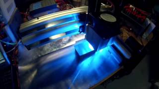 6 watt blue Nubm44 laser on XY stages