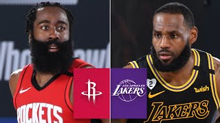 Houston Rockets vs. Los Angeles Lakers [GAME 2 HIGHLIGHTS] | 2020 NBA Playoffs