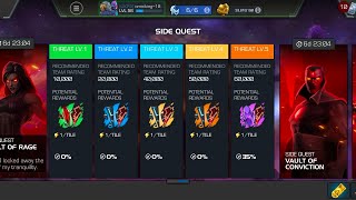 Vault Of Rage | Jan Side quests 2025 | Threat Lv 5 | Easy Completion | Hulk Vs Deathless She Hulk