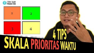 Tips Tutorial : Mengatur 4 Skala Prioritas Waktu Dalam Kehidupan Sehari-hari