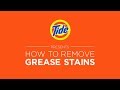 Tide Liquid Detergent | Laundry Tips: How to Remove Grease Stains