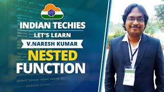 Nested Function in C Programming | By V. Naresh Kumar | Lesson 38