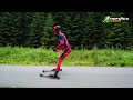 roller skiing technique classic skiroller technik klassik braking bremsen