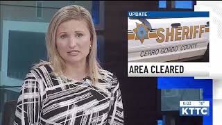 UPDATE: Cerro Gordo County Sheriff has ‘cleared area’ where suspect ran from police, suspect not...