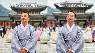 Galaxy S23 Ultra vs iPhone 14 Pro Max Camera Test After Updates (Daytime)