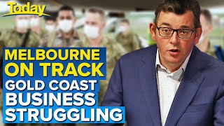 Coronavirus: Melbourne on track with roadmap out, GC businesses struggle | Today Show Australia