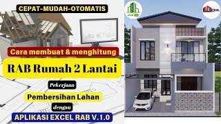 Tutorial Menyusun RAB Rumah 2 Lantai : Pekerjaan Pembersihan Lahan & Pemasangan Bouwplank