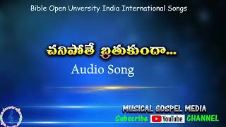 చనిపోతే బ్రతుకుందా BOUI AUDIO SONG /MUSICAL GOSPEL MEDIA/