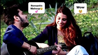 Romantic Mashup in Public | Amazing Experience Randomly Singing in Public| With Cute Girls😁 By Mk