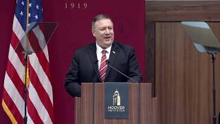 The Restoration of Deterrence: The Iranian Example - Secretary Pompeo's Remarks at Stanford