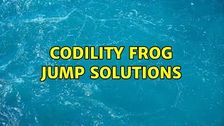 Codility Frog Jump solutions (3 Solutions!!)