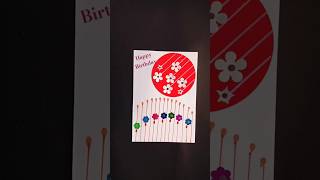 Hand made greeting card DIY #howtomakeeasybirthdaycard