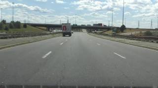 Toronto Airport Interchange: Eglinton Avenue west to Highway 401 west