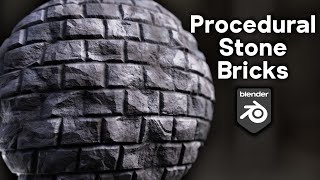 Procedural Stone Bricks Material (Blender Tutorial)