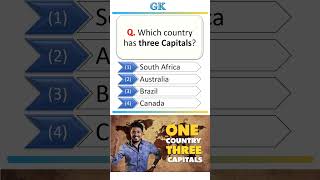 Which country has three Capitals? #gkfact #knowledge #knowledgeispower