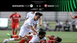 KONYASPOR - VADUZ (2-4) EXTENDED HIGHLIGHTS 11-08-2022