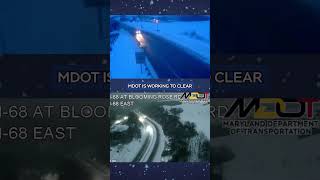 Winter Storm Update ⚠️ Our @MDStateHighwayAdmin cameras show Maryland’s roads this morning.