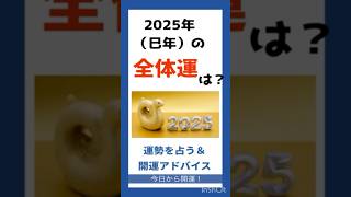 2025年（巳年）の全体運は？　四柱推命・九星気学・西洋占星術で運勢を占う＆開運アドバイス #運気アップ #占い #2025年 #全体運 #開運 #おすすめ