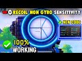 Pubg Mobile Best Non Gyro Sensitivity 😱 | Non Gyro Sensitivity Settings 2024 | PUBG BGMI😎🥶