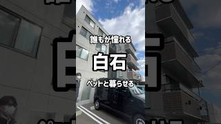 【札幌お部屋探し】誰もが憧れるペットと暮らせるお部屋が白石に登場‼︎#札幌#札幌不動産＃札幌賃貸マンション#一人暮らし#同棲