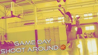 Game Day Vlogg | My Pre-Game Shoot Around ⛹🏾‍♀️🏀