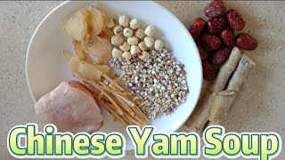 Chinese Yam Soup, Chinese soup Recipe, Chinese style, simple recipe