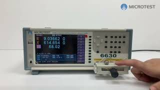 MICROTEST 6630 LCR測試儀/利用LCR Meter測量元件/儀器正確的校正方式/高頻LCR Meter